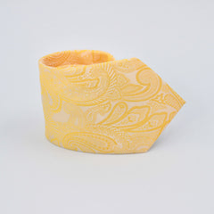 YELLOW PAISLEY FESTIVE TIE