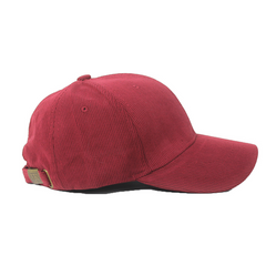 MAROON CORDUROY BASEBALL CAP