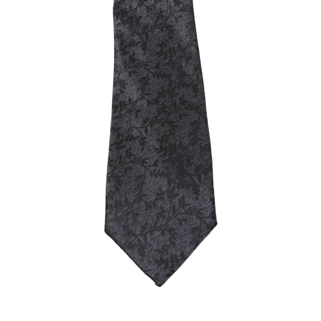 CHARCOAL SPRIG TIE