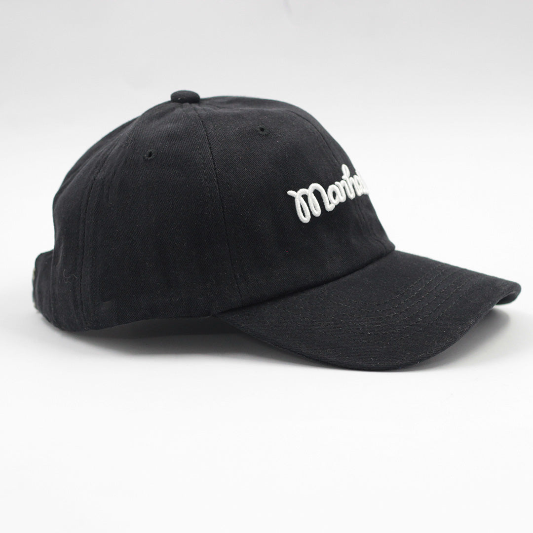 MANHATTAN VIBES BLACK BASEBALL CAP