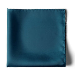 THE SOLID ZINC SILK POCKET SQUARE