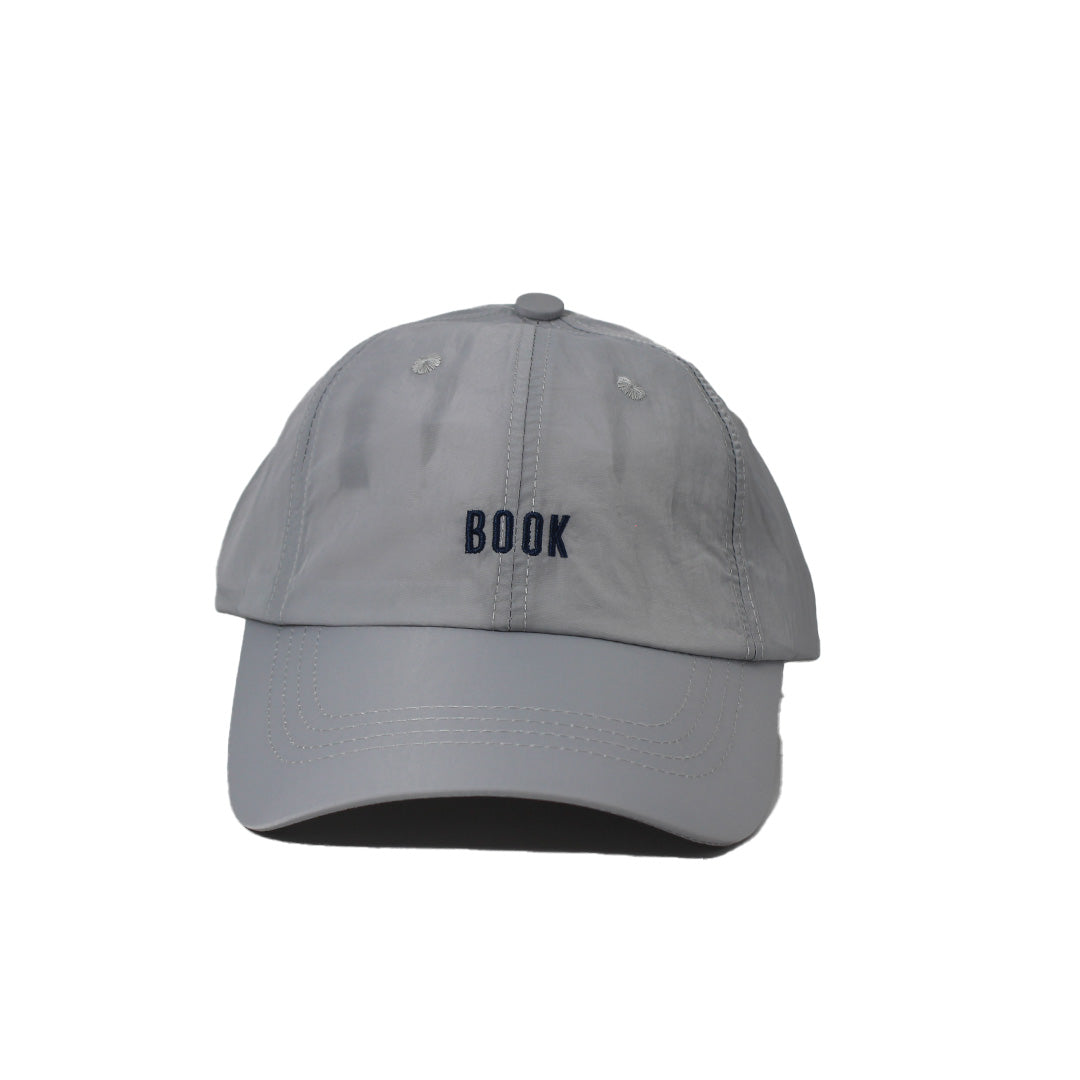 THE BOOK WORM'S SILVER GREY PARACHUTE CAP