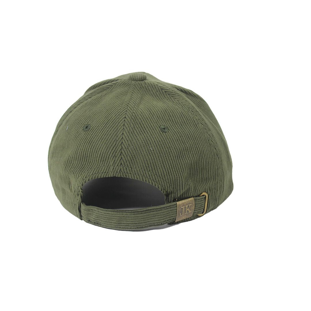 ARMY GREEN CORDUROY BASEBALL CAP