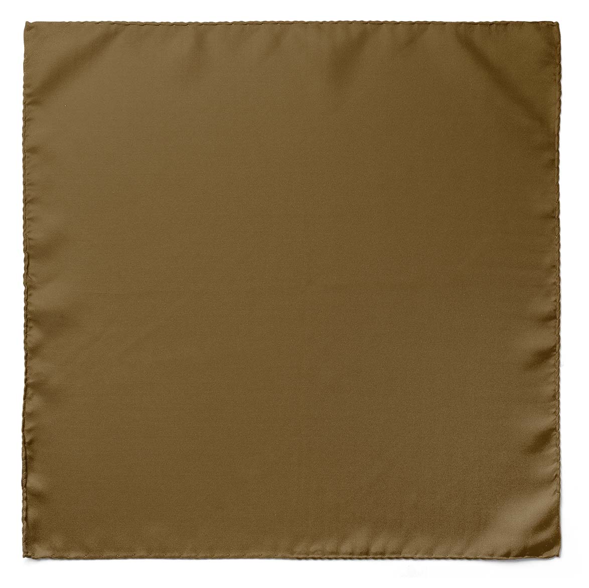 THE SOLID ANTIQUE GOLD SILK POCKET SQUARE