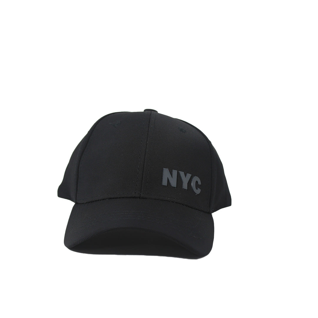 NYC RUGGED BLACK BASEBALL CAP