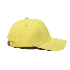 THE PASTEL YELLOW MINIMALIST BASEBALL CAP