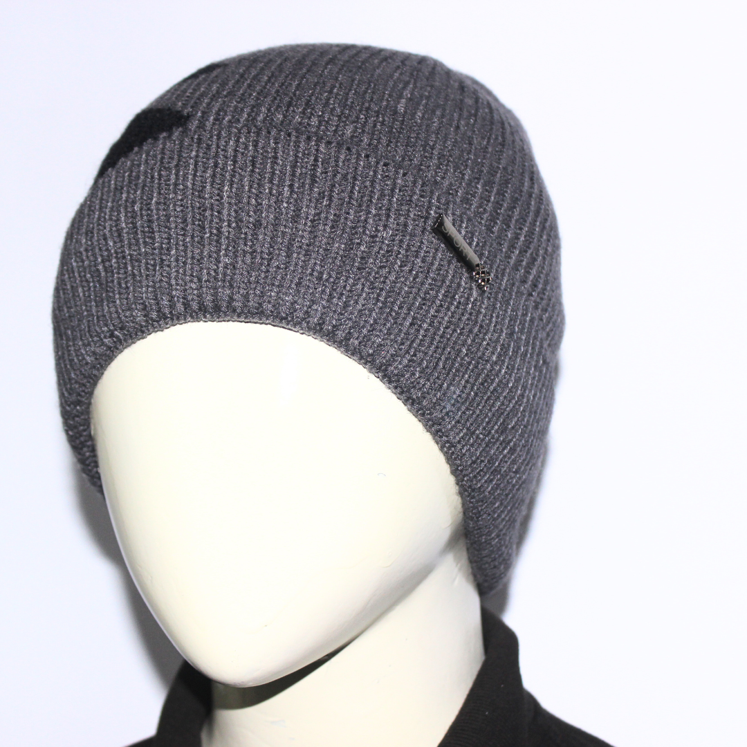 APEX DUO GREY WINTER BEANIE