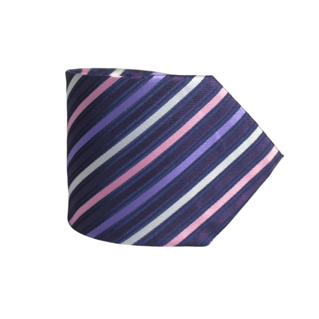 THE PURPLE PALETTE STRIPED TIE SET