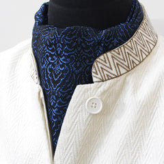 ROYAL BLUE FESTIVE CRAVAT