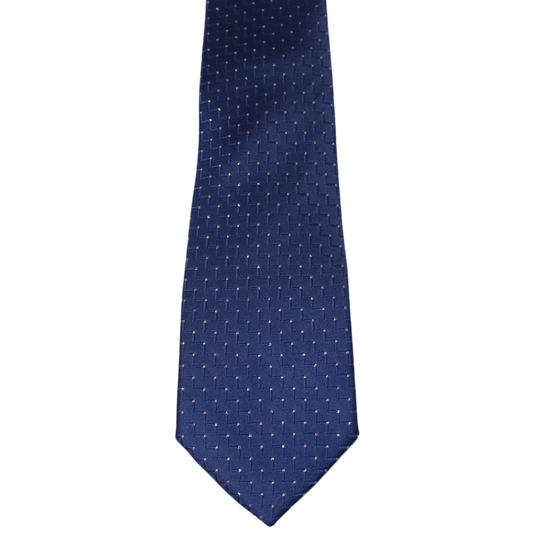 THE BLUE CHEVRON TIE