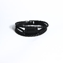 TRI-STRAP ONYX BRACELET