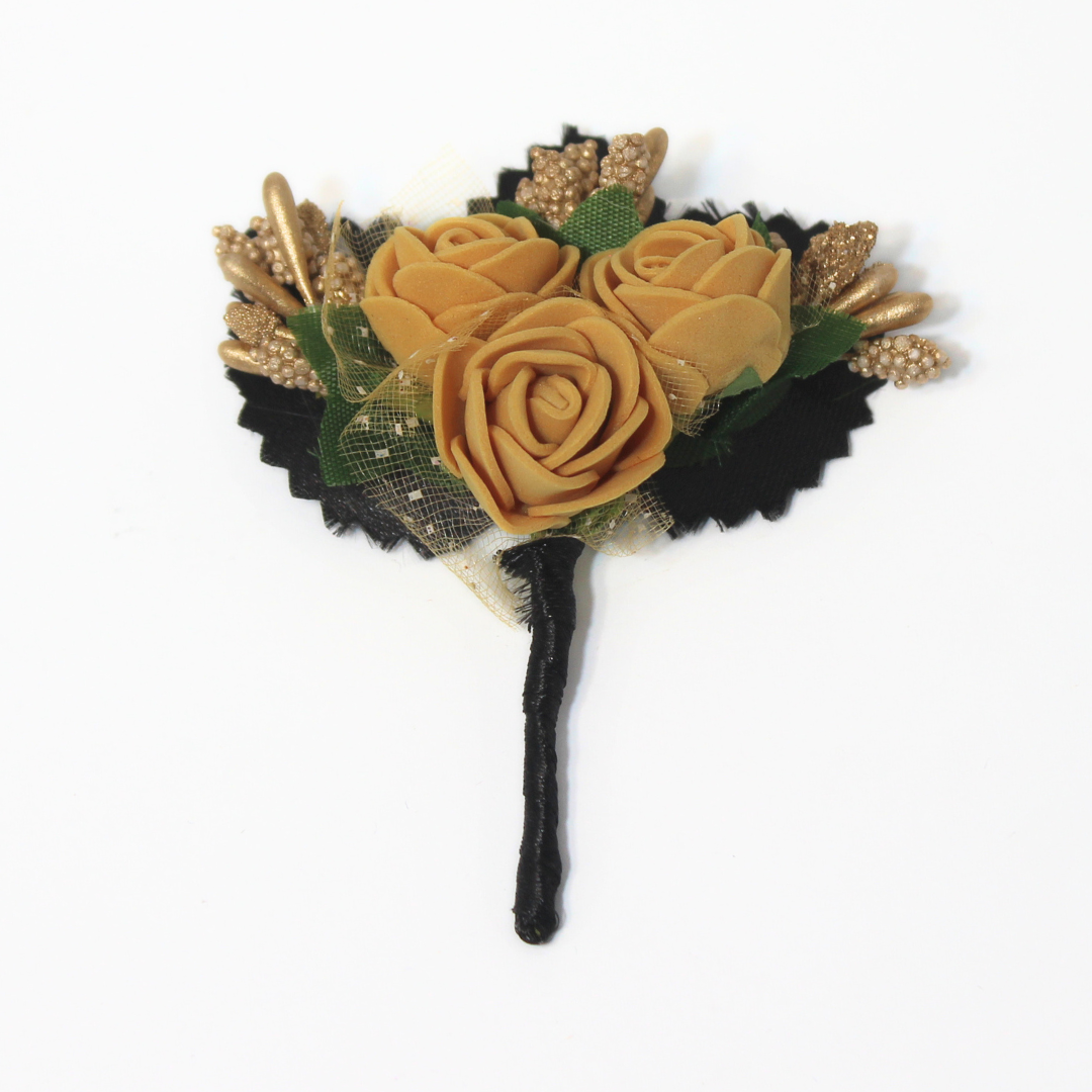 THE MUSTARD BOUQUET BOUTONNIERE