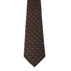 THE ANTIQUE BROWN CHECKERED TIE