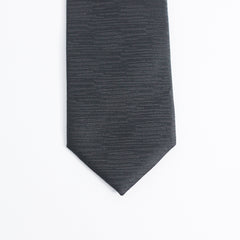 CHARCOAL BLACK TEXTUTED TIE