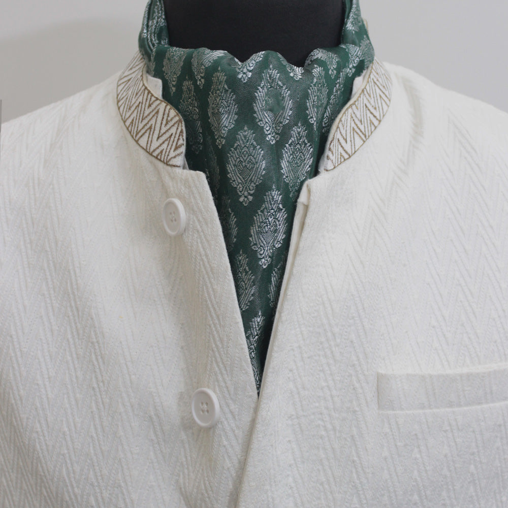 GREEN FESTIVE CRAVAT