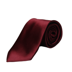 THE SOLID DEEP BURGUNDY TIE