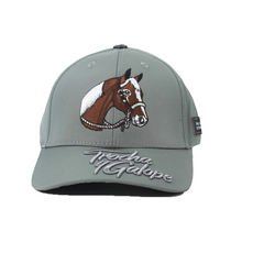 THE TROCHA Y GALOPE MATTE GREY CAP