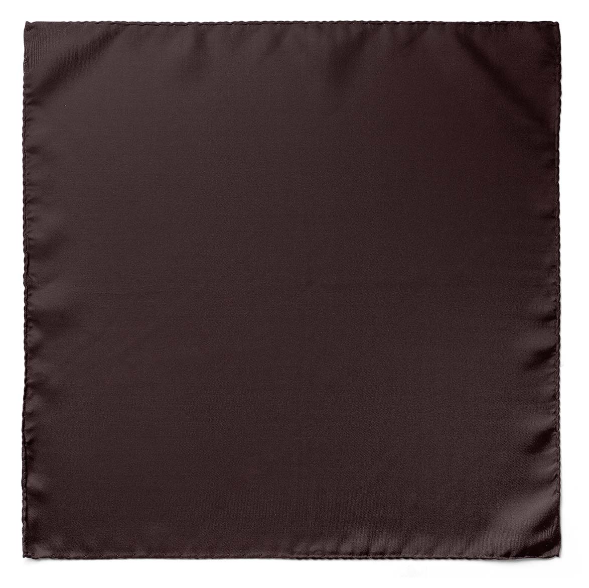 THE SOLID RAISIN SILK POCKET SQUARE