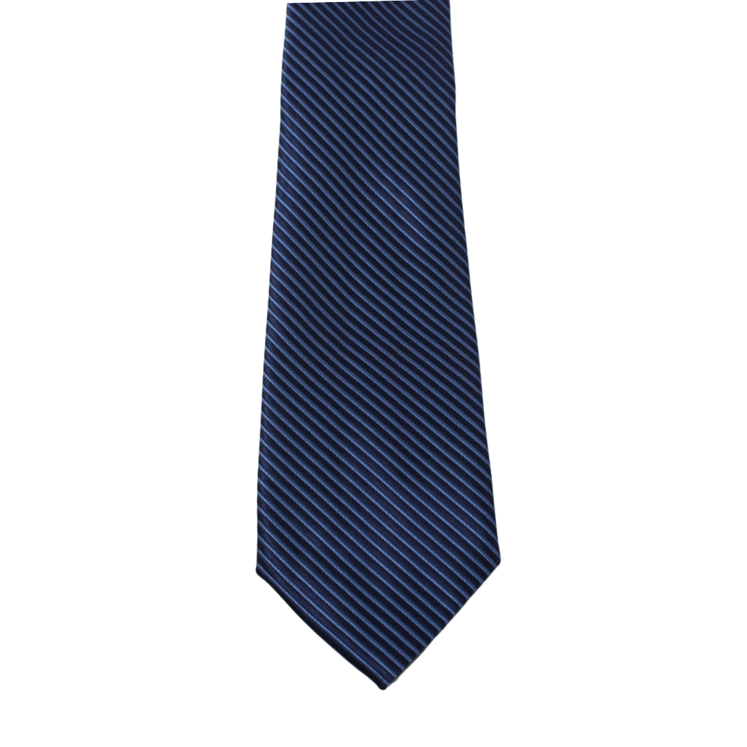 SHADES OF BLUE PENCIL STRIPED TIE