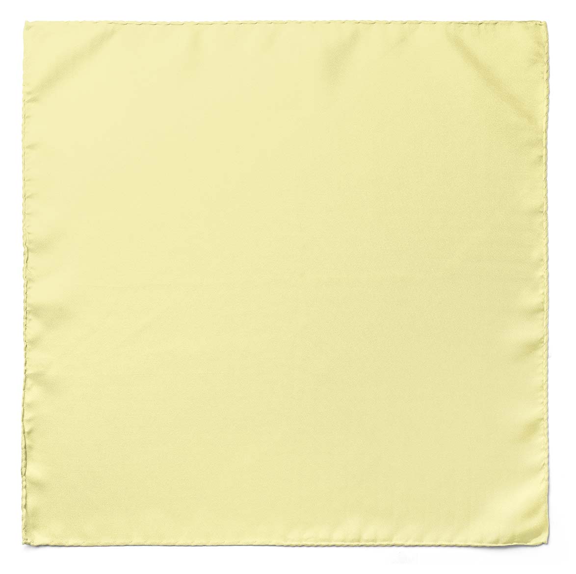 THE SOLID VANILLA SILK POCKET SQUARE