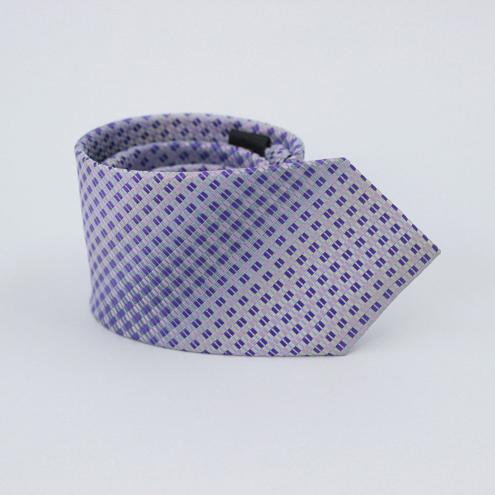 PURPLE SPECTRE DOUBLE DOTTED TIE