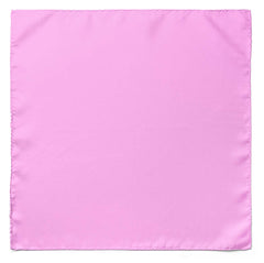 THE SOLID TAFFY PINK SILK POCKET SQUARE