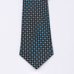 BLUE & BLACK CHECKERED VECTOR TIE