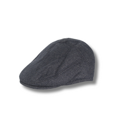 GUNMETAL GREY HERRINGBONE IVY WINTER CAP