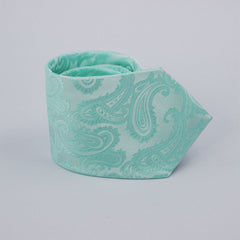 MINT GREEN PAISLEY FESTIVE TIE