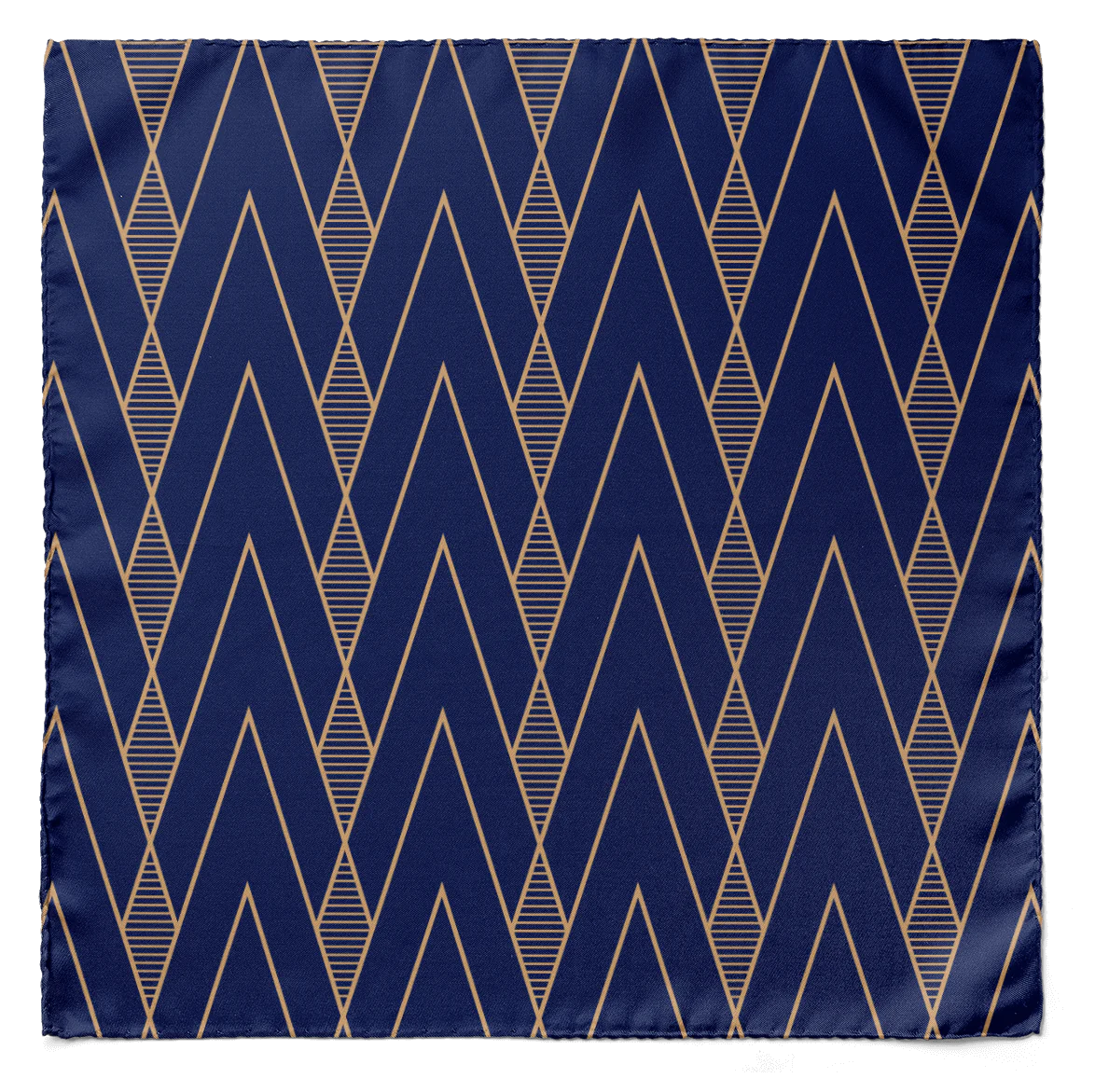 BLUE & RUST CLASSIC STRIPED TIE SET