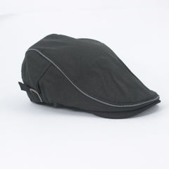 BLACK DUCKBILL FLAT IVY SUMMER CAP