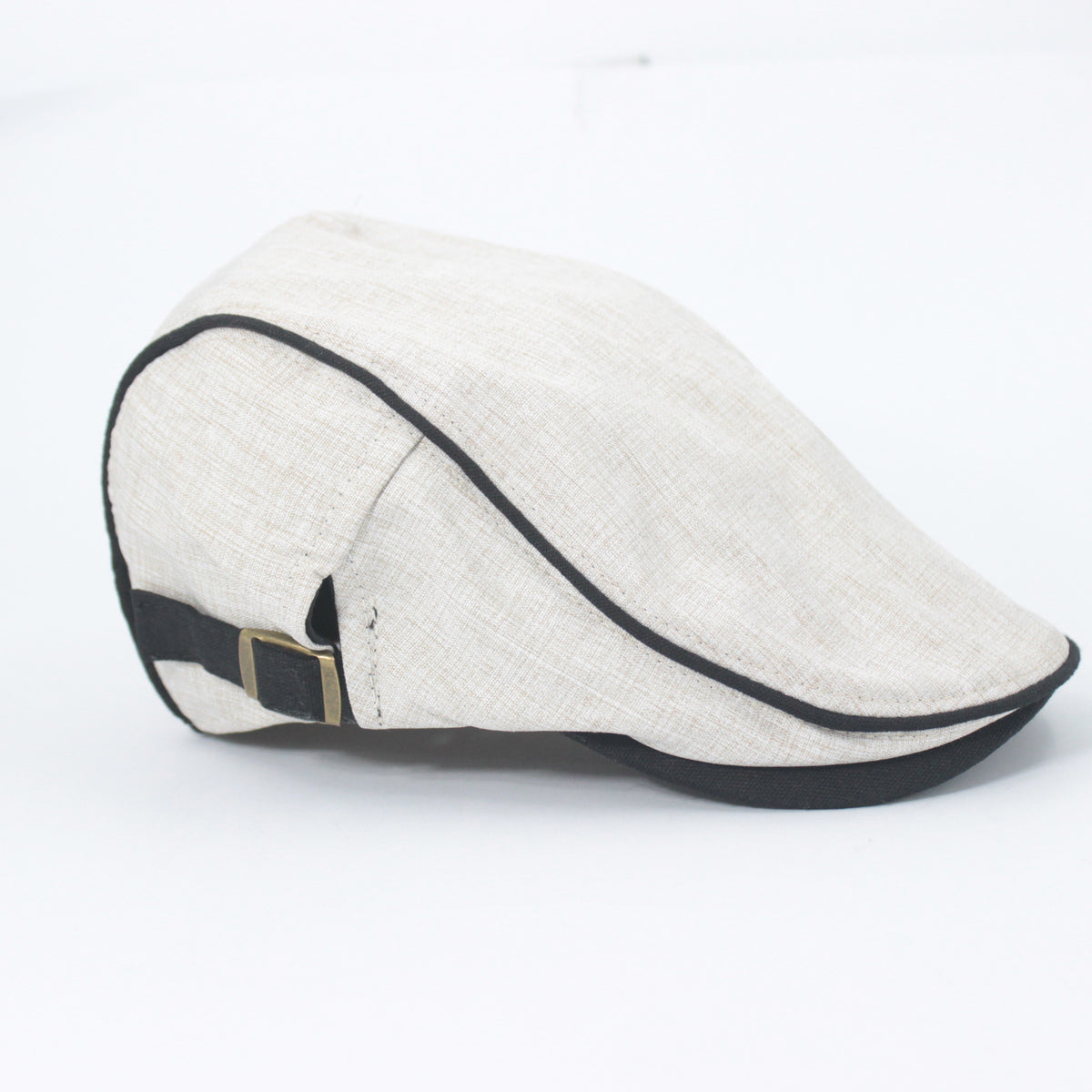 BEIGE DUCKBILL FLAT IVY SUMMER CAP