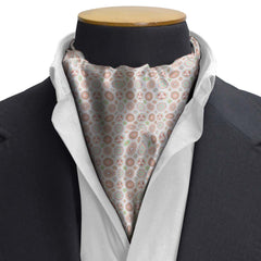 KALEIDOSCOPIC GEOMETRIC FUSION SILK CRAVAT