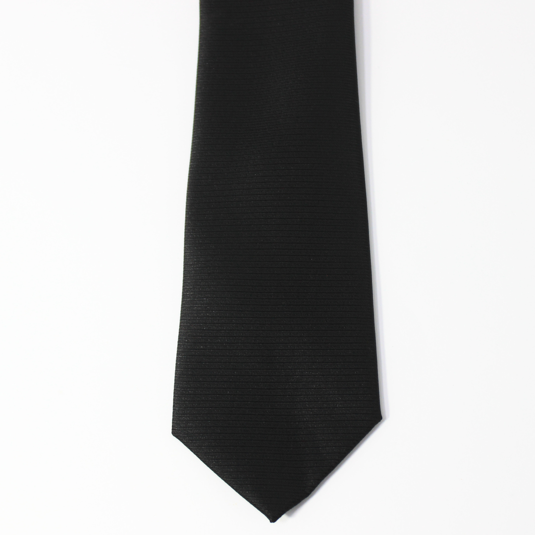 BLACK RIDGE WOVEN TIE