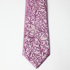 SOFT PINK FLORAL TIE