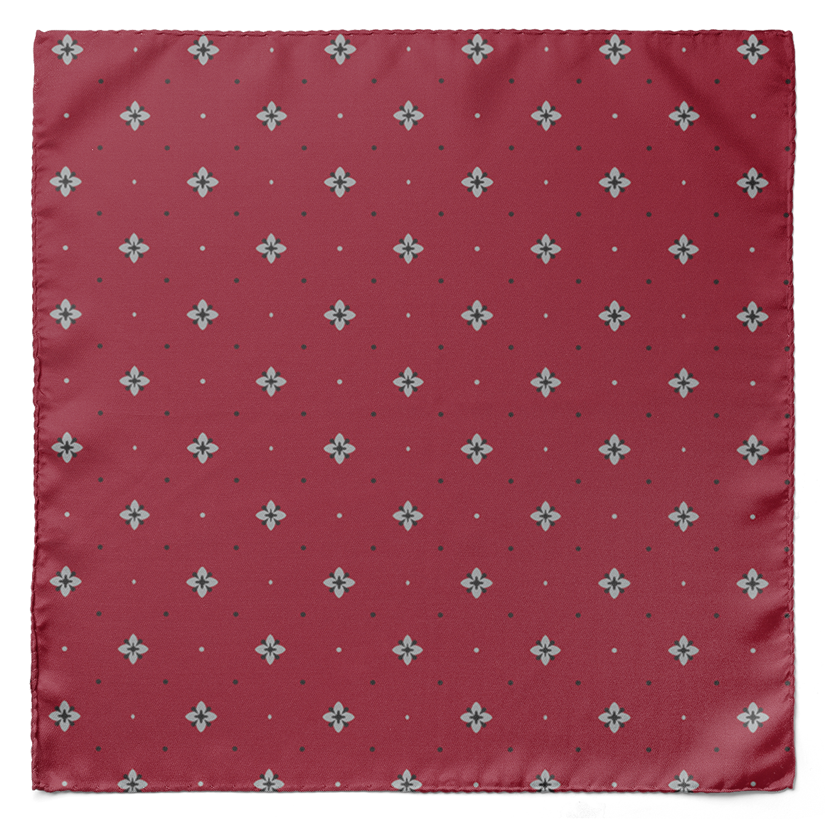 OXFORD MAROON SILK CRAVAT