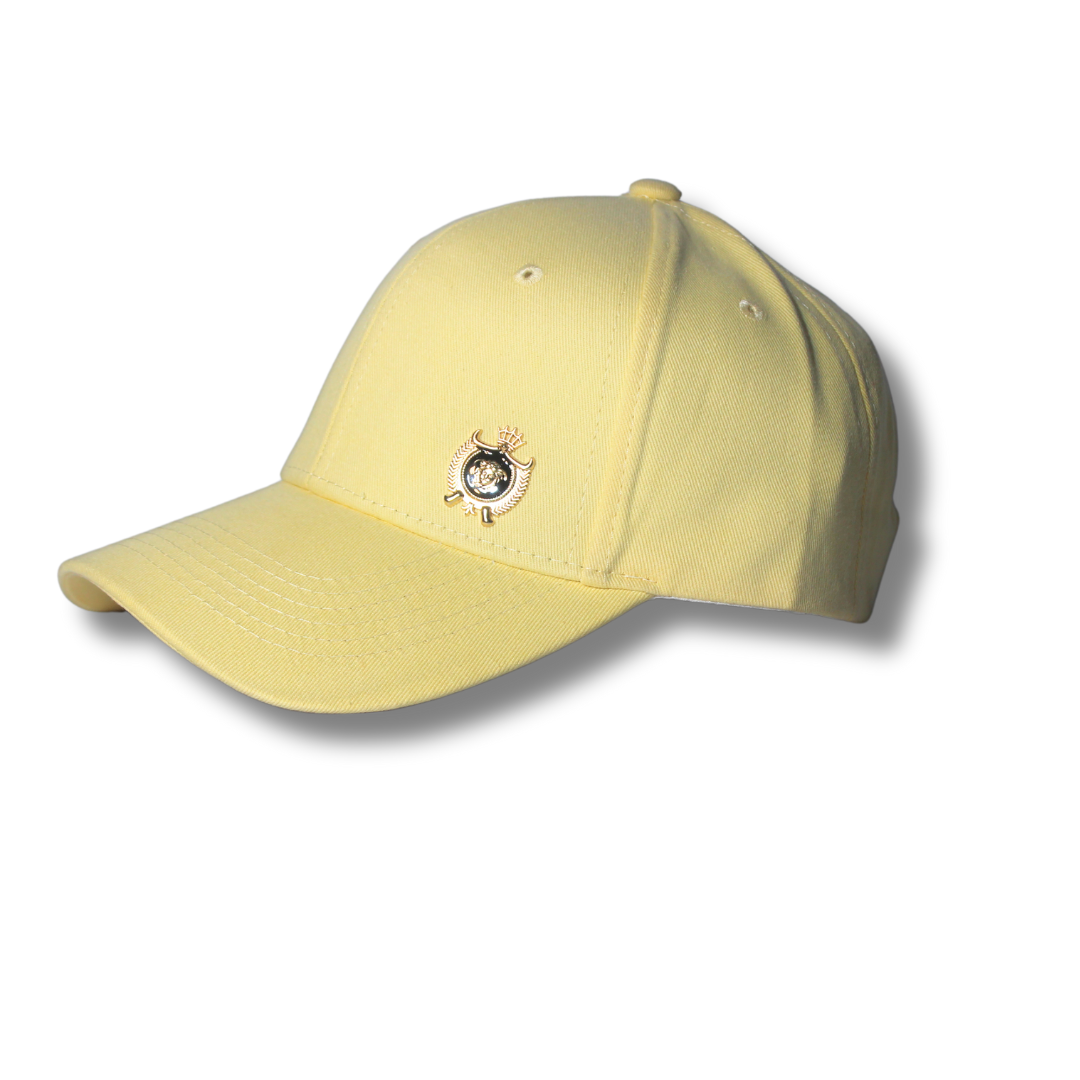 ROYAL TAG PASTEL YELLOW BASEBALL CAP