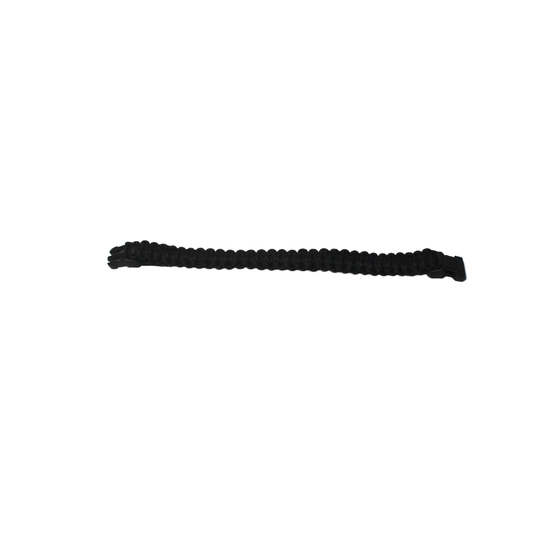 BLACK PARACORD SURVIVAL BRACELET