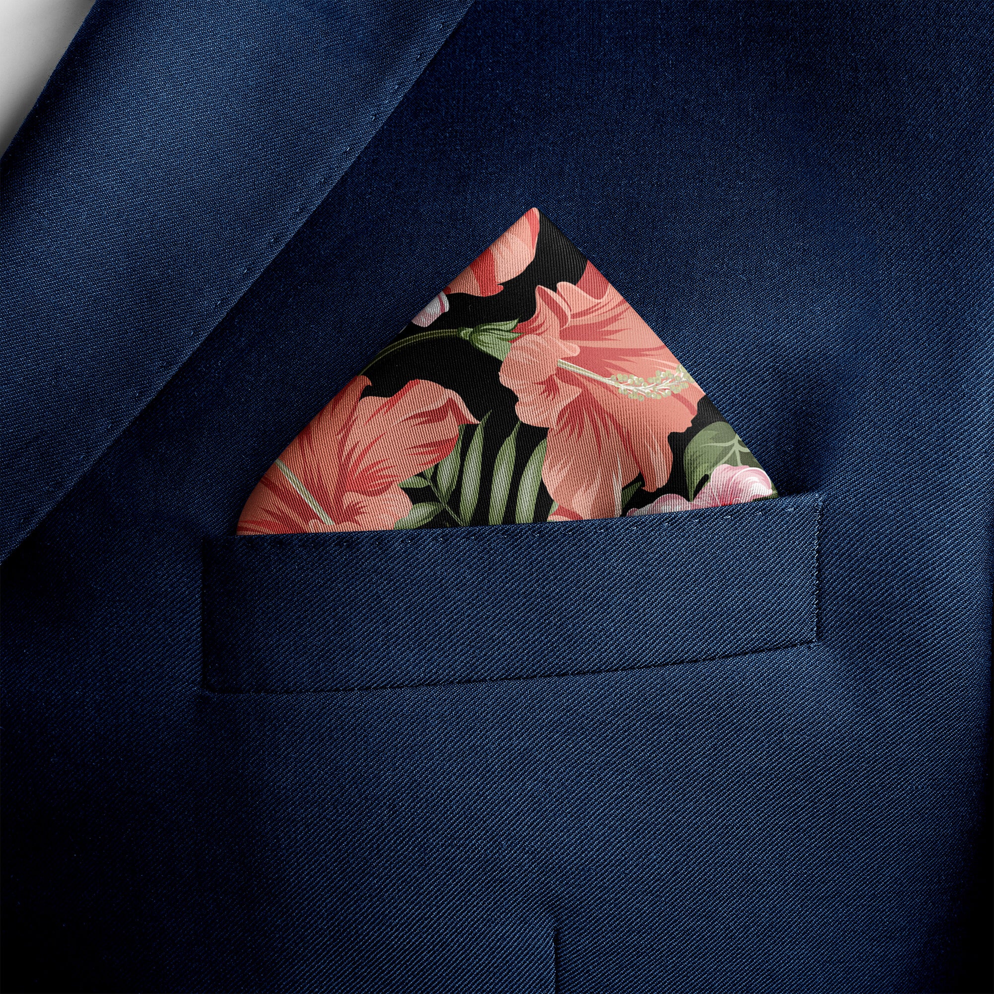 FLORAL FRENZY SILK POCKET SQUARE